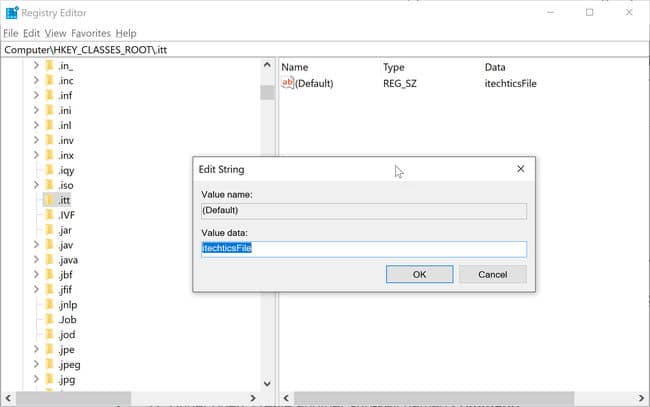 Crear un nuevo tipo de archivo en el Registro de Windows