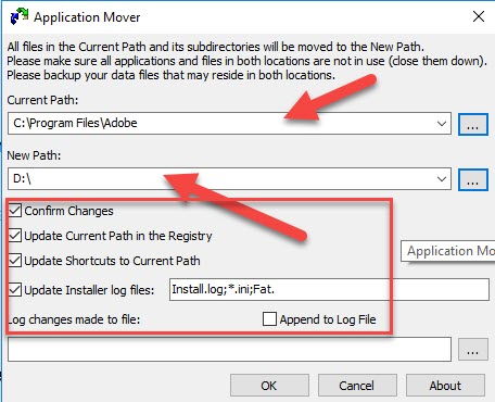 3 formas de mover programas instalados a otra ubicación en Windows 10 9