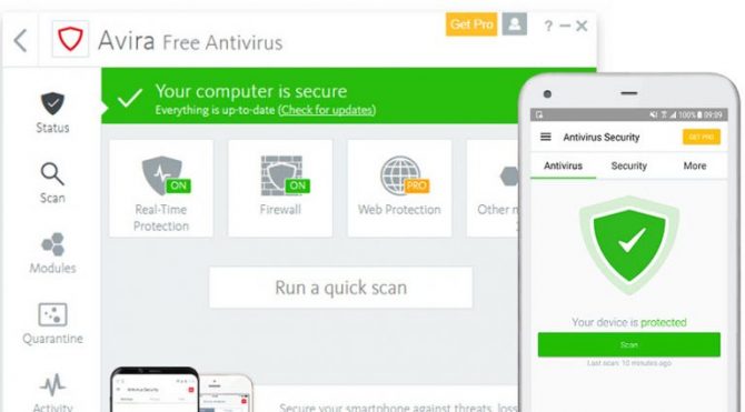 Descarga Avira 2019 Free Antivirus + Internet Security + Total Security 1