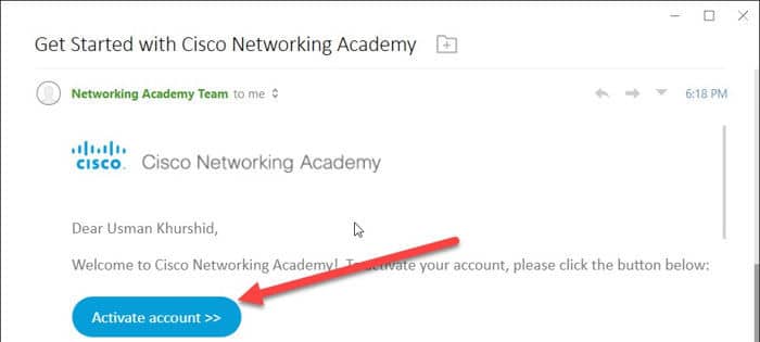 Activar la cuenta de Cisco OneID