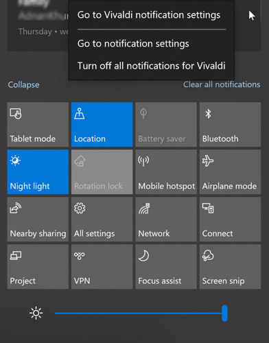 Desactivar las notificaciones de una aplicación en Windows 10